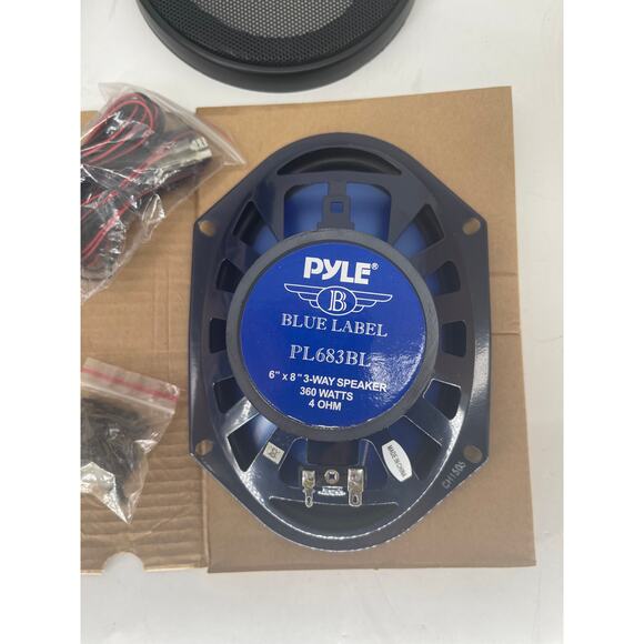 Pyle 6x8" 360 Watt 3-Way Car Coaxial Audio Speakers Stereo (Pair) - Picture 5 of 5